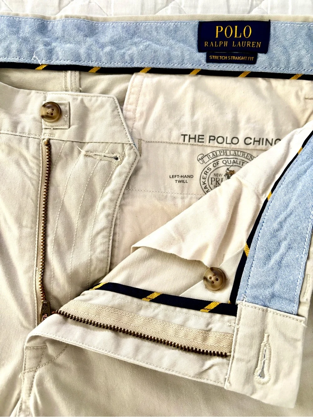 Polo by Ralph Lauren Light Cream Men's Chino Pants